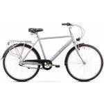 Mestský bicykel Romet Orion 3S 26" strieborný 20" hliníkový